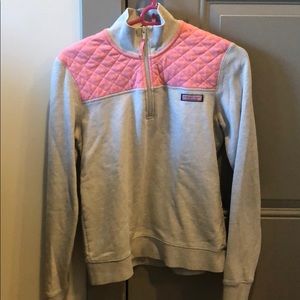 S Vineyard Vines Pink Quilted Shep Shirt